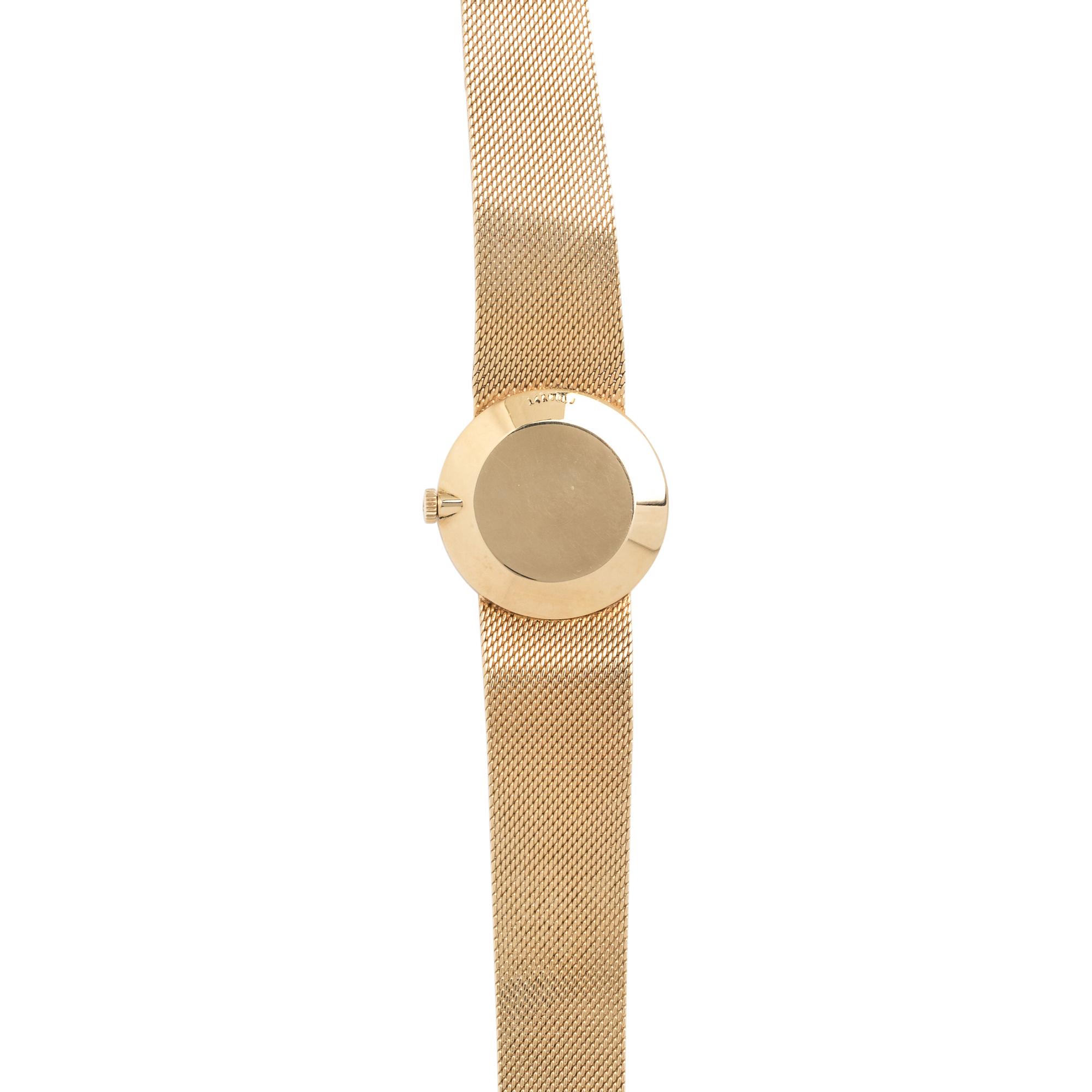 OMEGA, 14K YELLOW GOLD WRISTWATCH