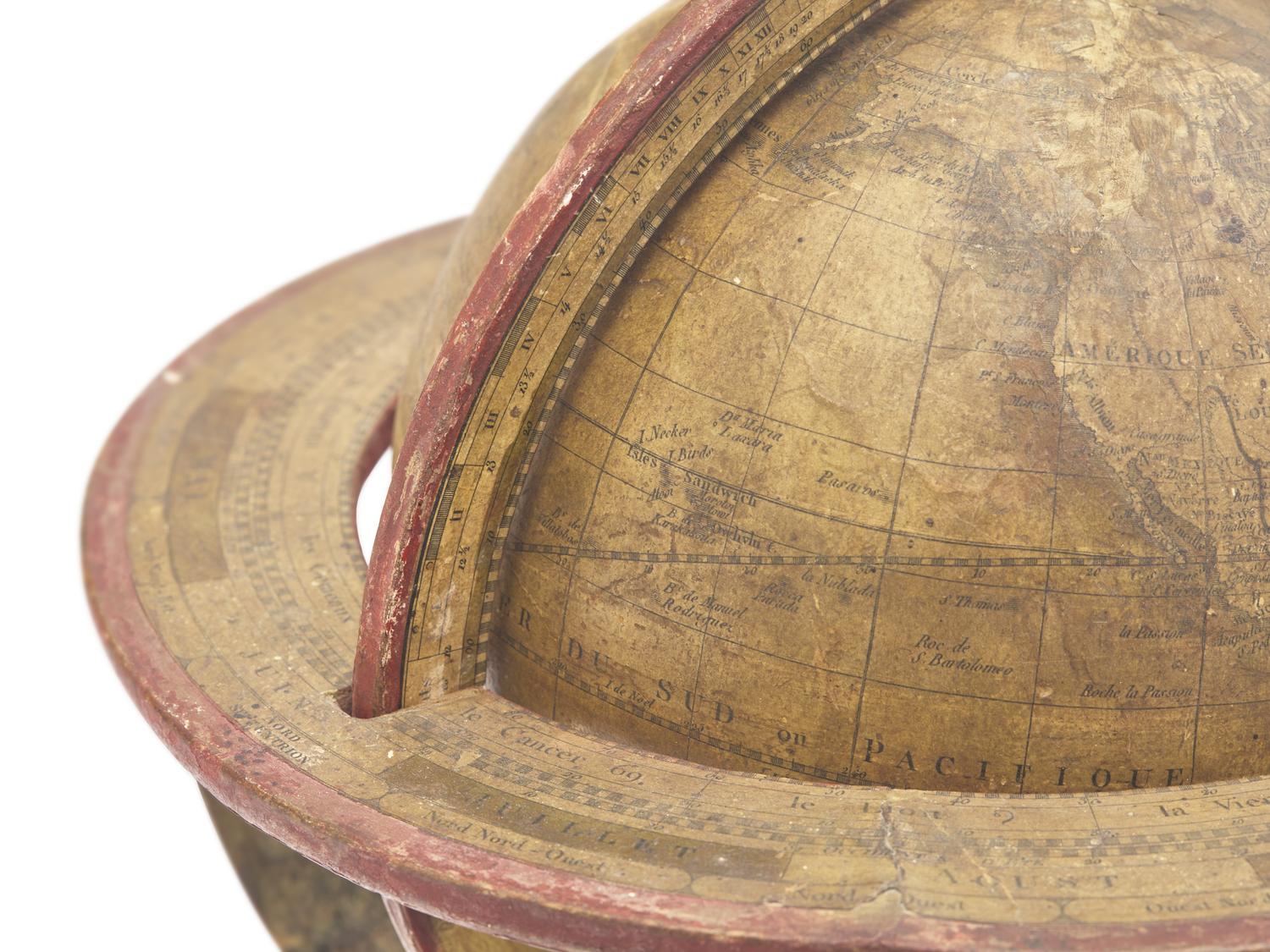 A Maison Delamarche Terrestrial Table Globe — Paris, circa 1824