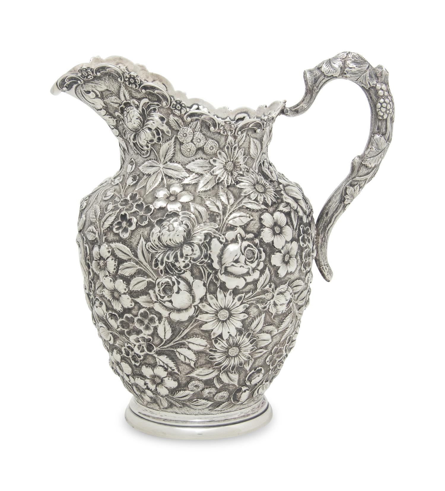 An American Silver Water Pitcher