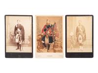 [EARLY PHOTOGRAPHY] -- [SCOTLAND]. A group of 16 portraits of Scottish soldiers and civilians.
