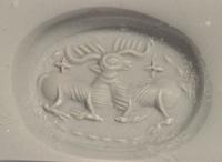 A Sasanian Agate Stamp Seal