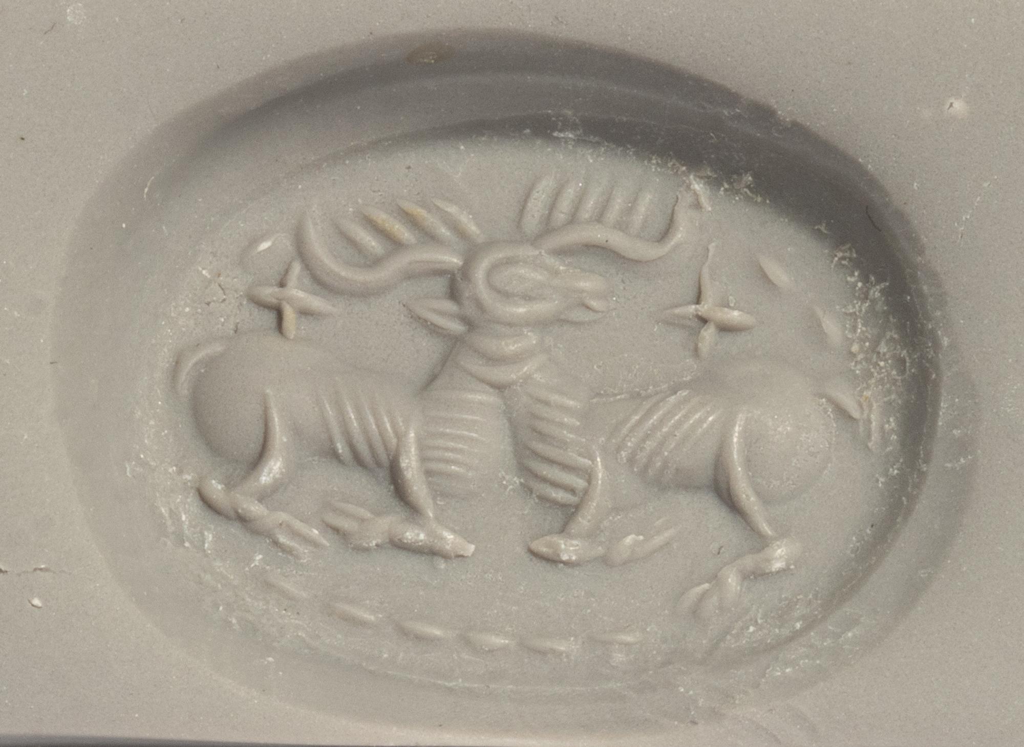 A Sasanian Agate Stamp Seal