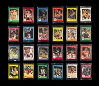 A 1984-85 Star Basketball Unopened NBA Team Bags Complete Set Including Chicago Bulls Michael Jordan Rookie No. 101