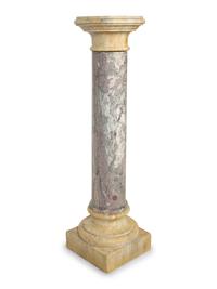 A Continental Bi-Color Marble Pedestal