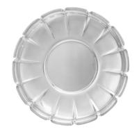 An American Silver Serving Dish, Frank M. Whiting Co., North Attleboro, MA, of circular form with an undulating rim and a lobed body.