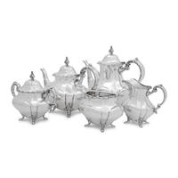 An American Silver Five-Piece Tea and Coffee Service