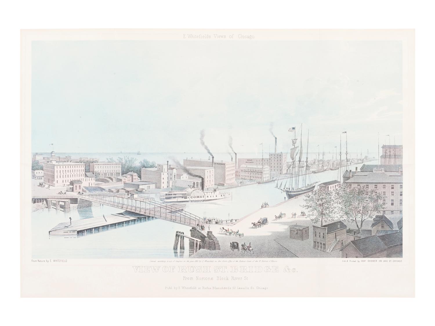 [CHICAGO]. A group of two views, comprising: