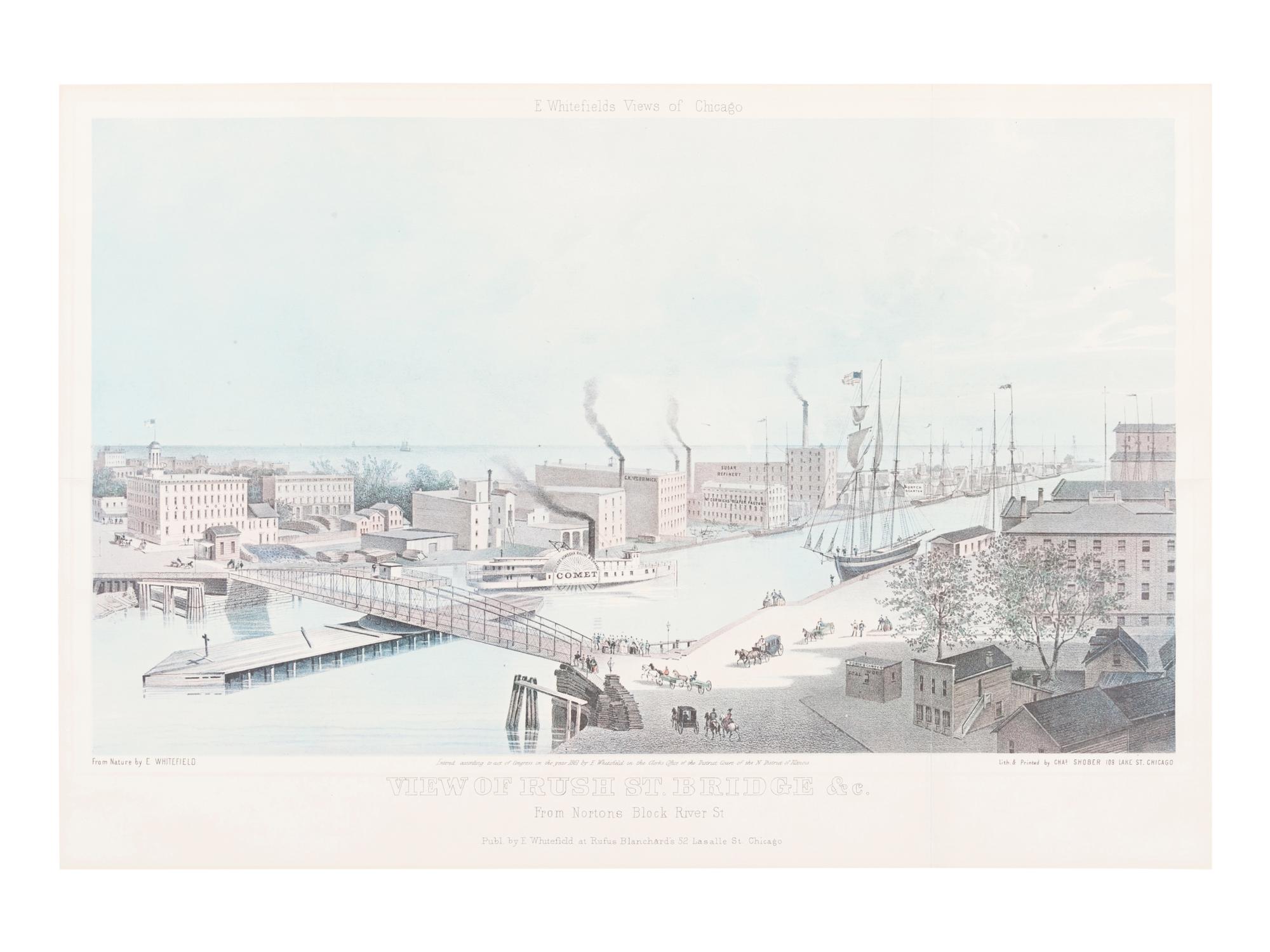 [CHICAGO]. A group of two views, comprising: