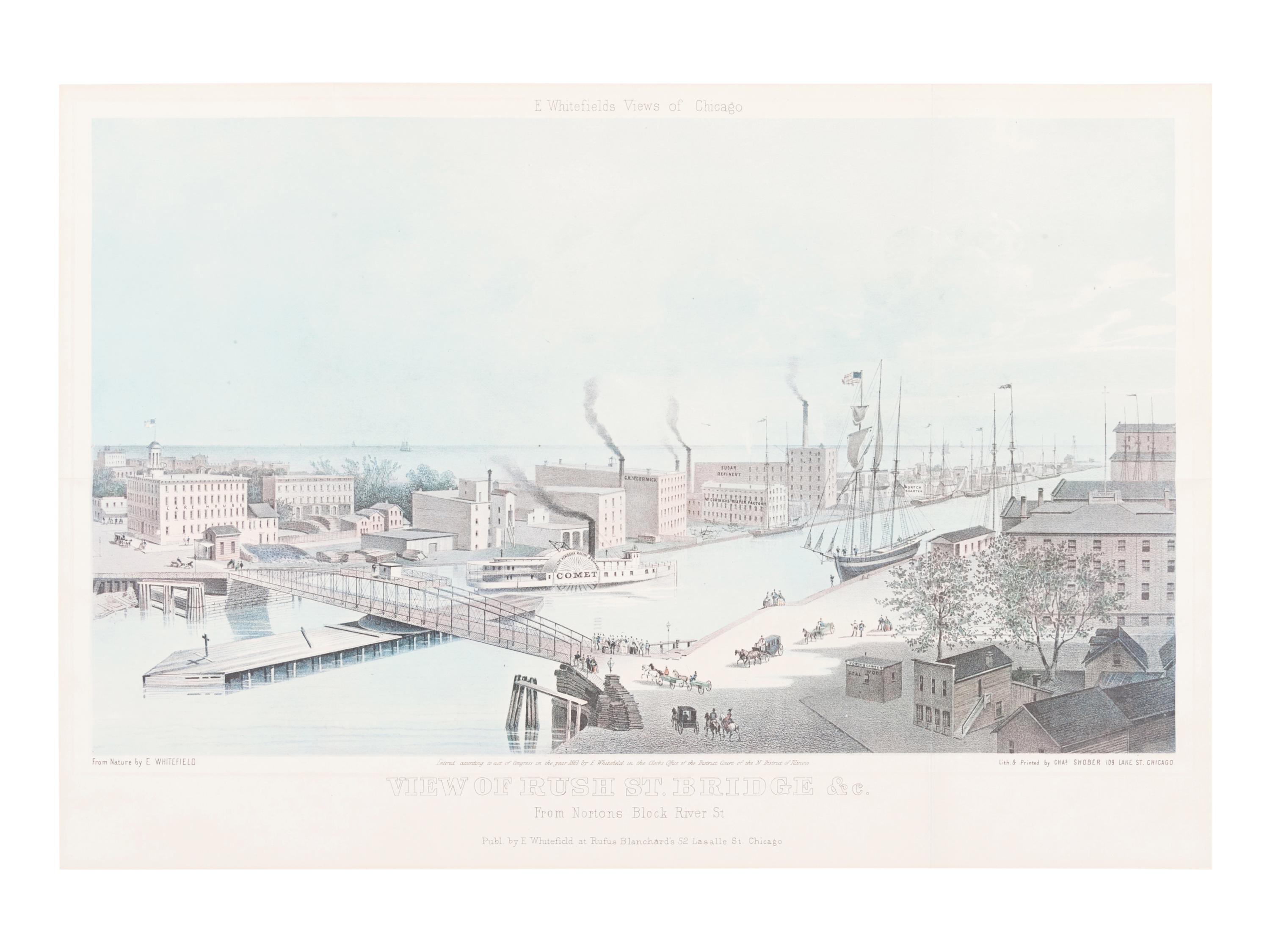 [CHICAGO]. A group of two views, comprising: