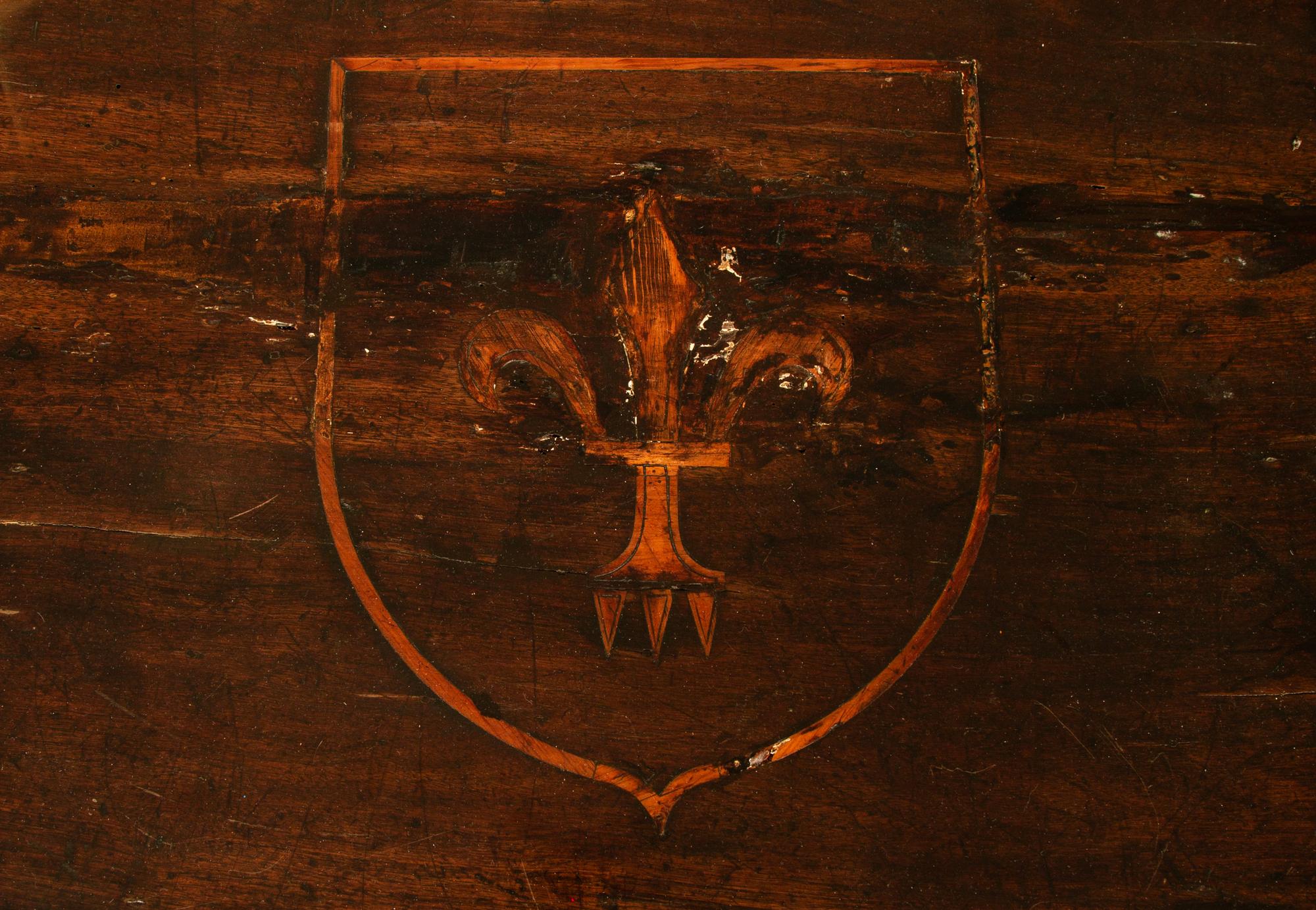 A Continental Marquetry Inlaid Cassone — 16TH CENTURY