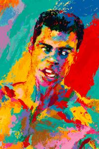 A 2001 Muhammad Ali "Athlete of the Century" LeRoy Neiman Artist's Proof Serigraph with Remarques and Autographs of Both,