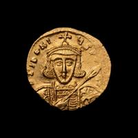 [ANCIENT] BYZANTINE EMPIRE. Tiberius III (698-705 AD). Av Solidus (4.4 g).