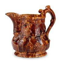 A Large Swan Hill Pottery Ice Water Pitcher