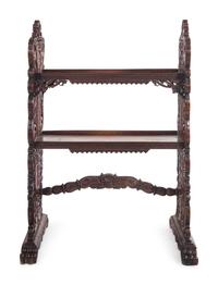 A French Rosewood Étagère