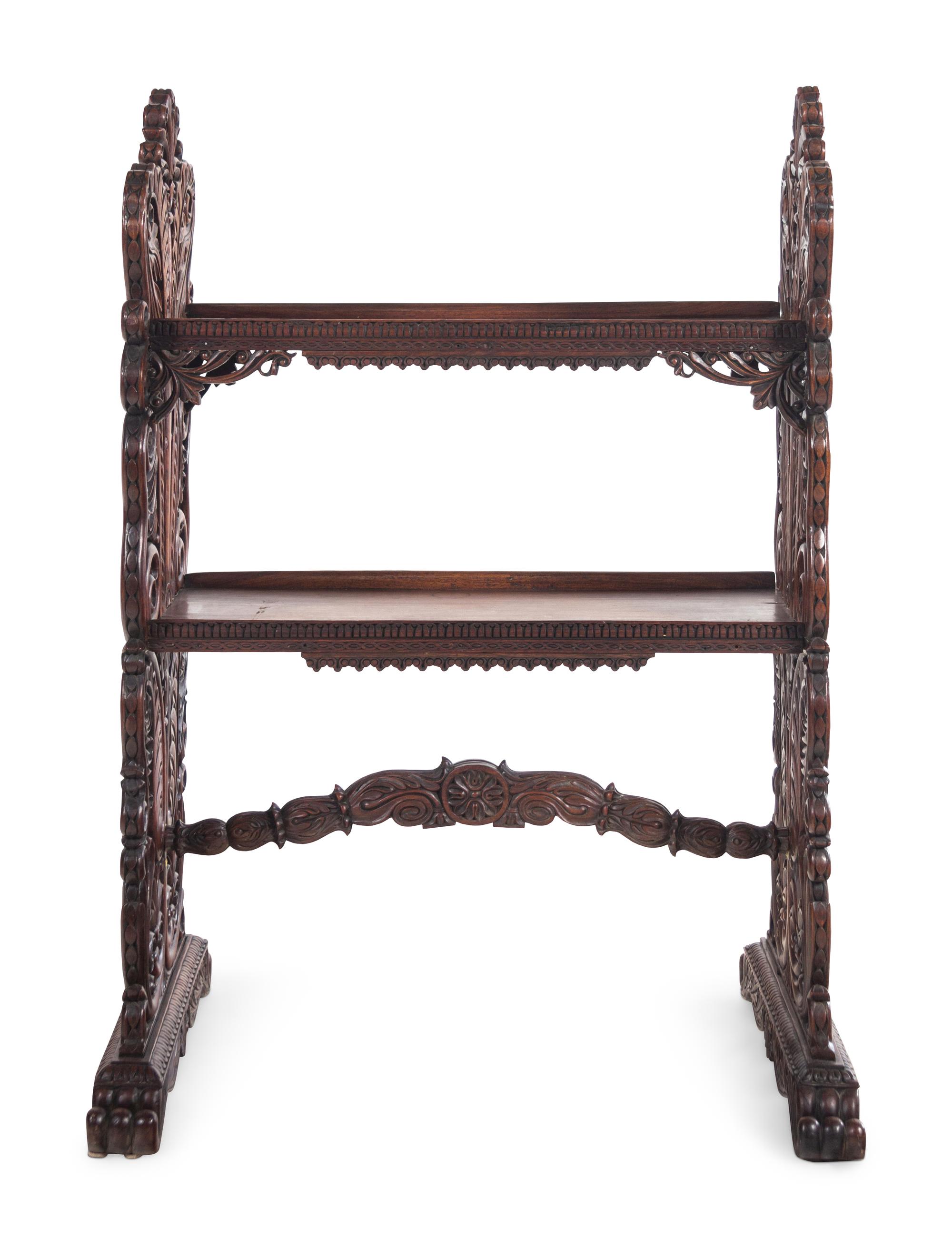 A French Rosewood Étagère