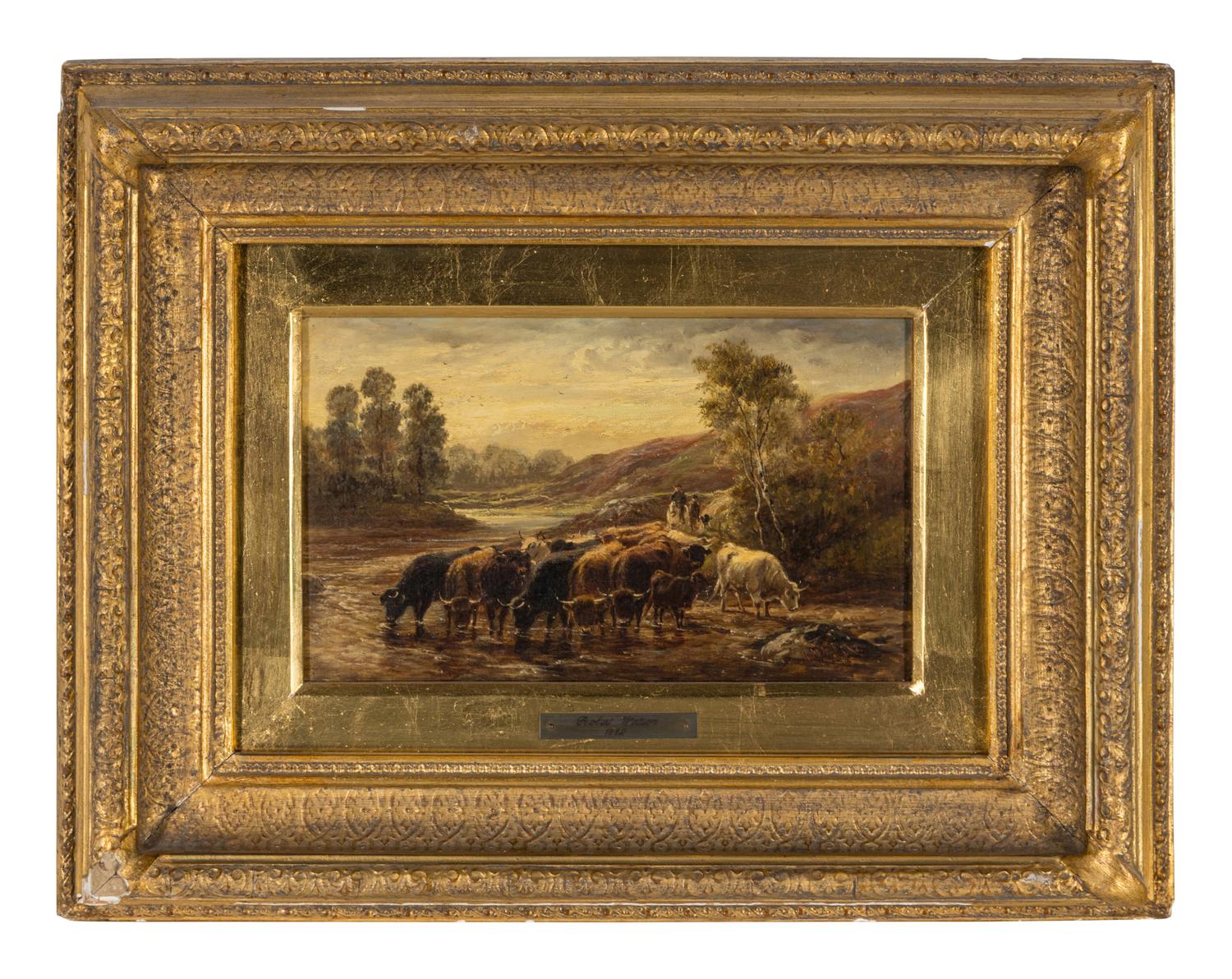 Watering the Cattle , 1882