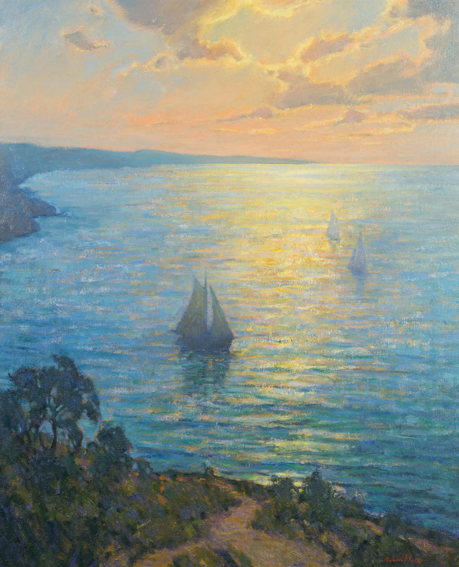 Michael B. Karas, (American, b. 1954), Sail Boats