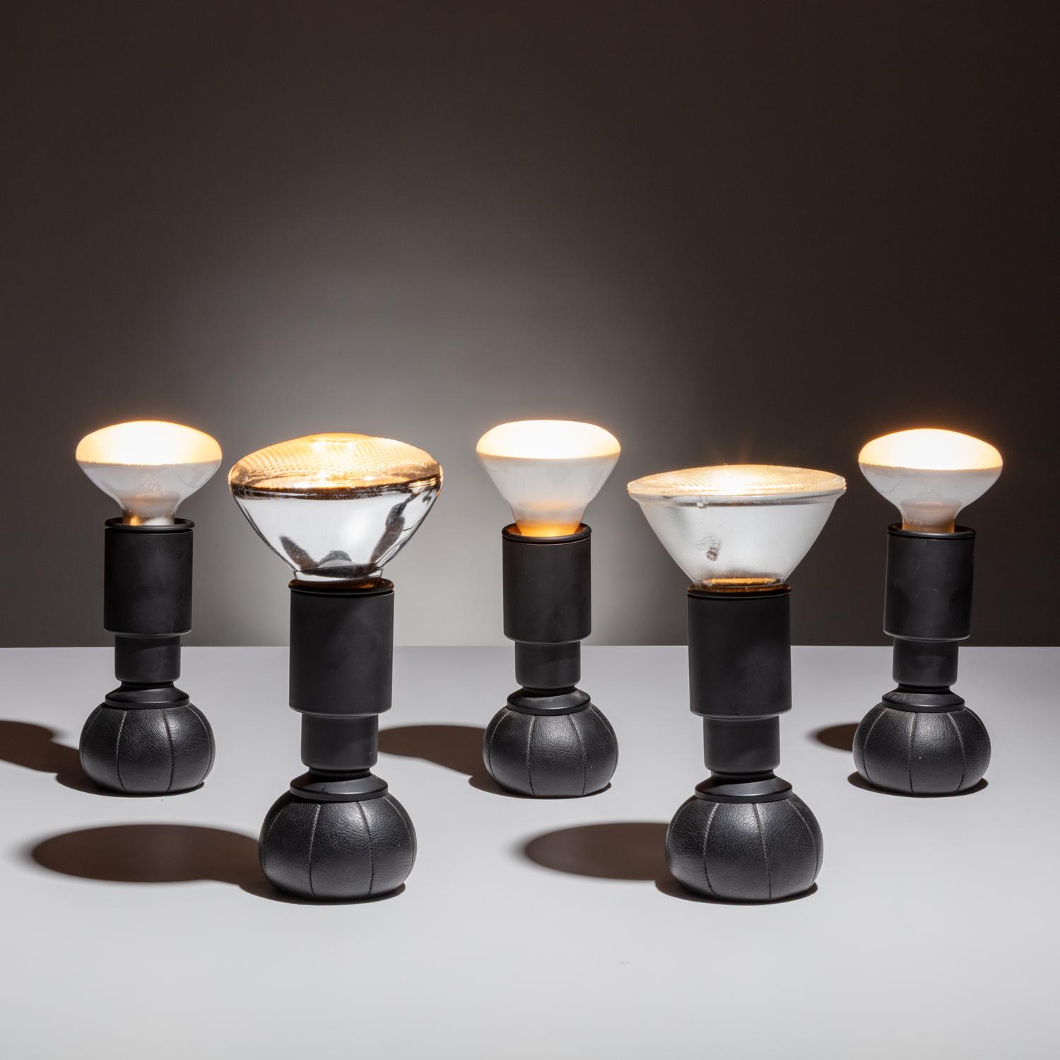 Gino Sarfatti (Italian, 1912–1985) — Flos Light System, group of five