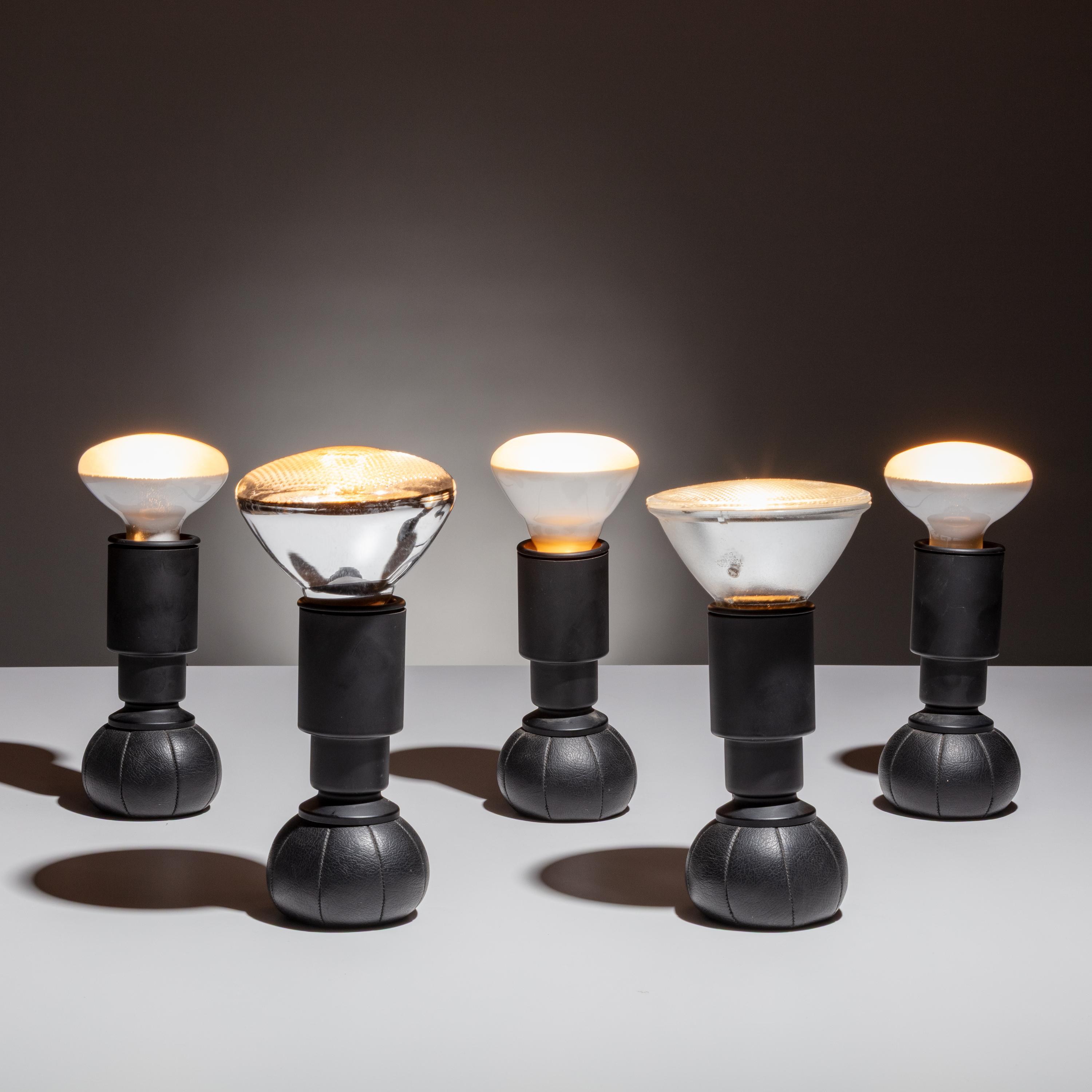 Gino Sarfatti (Italian, 1912–1985) — Flos Light System, group of five