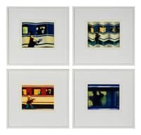 Start, Bend, Accordion , and Window (complete set of four), 1996