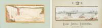 A Group of Two Woven Silk Stevengraphs of Scenic Views, Height of first 2 1/2 x width 5 inches.