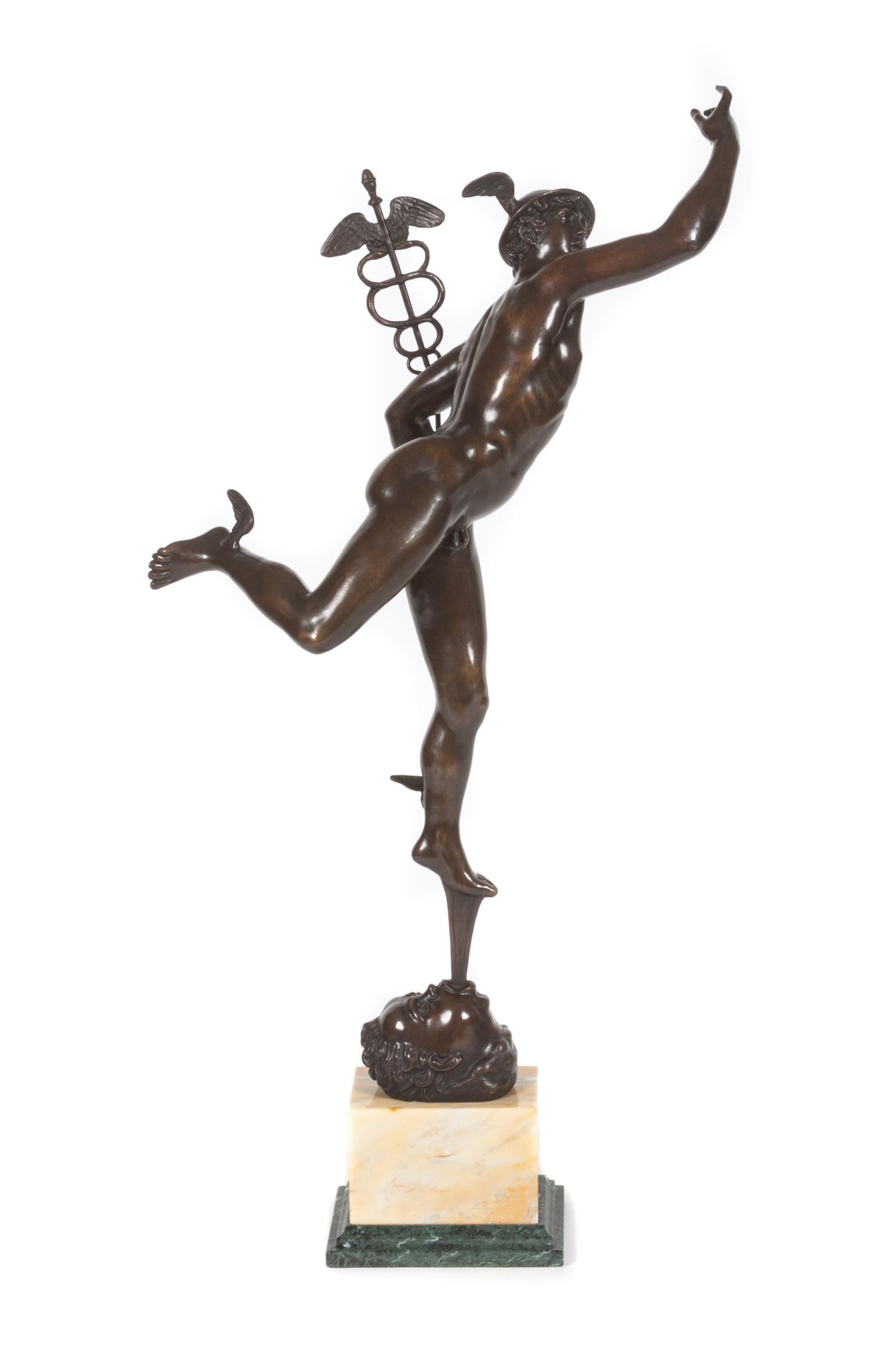 A Bronze Mythological Figure Height 33 1/2 inches. — MODERN