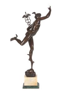 A Bronze Mythological Figure Height 33 1/2 inches. — MODERN