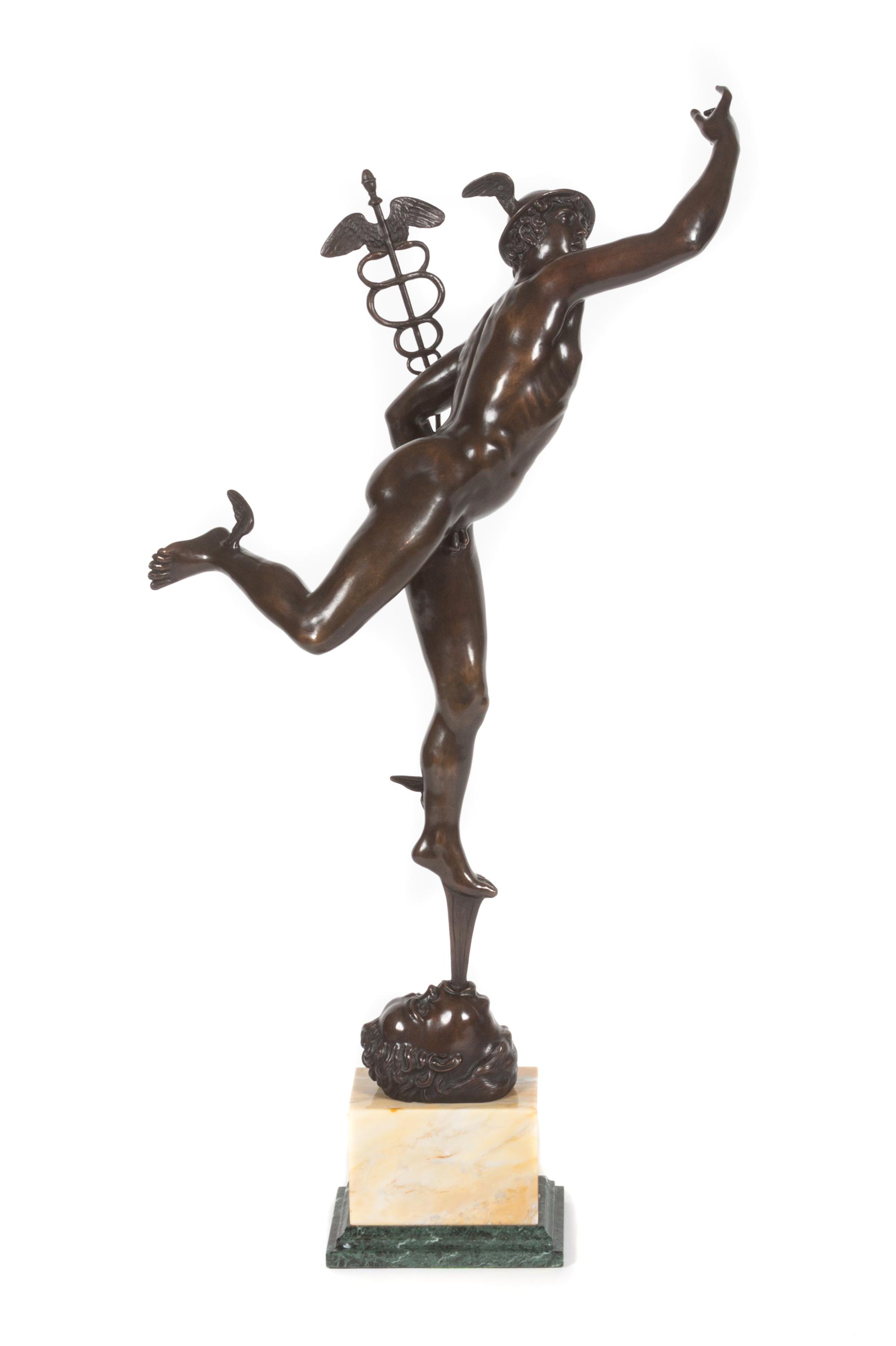 A Bronze Mythological Figure Height 33 1/2 inches. — MODERN