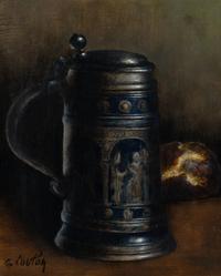 G. Couton 20th Century — Still Life with Tankard