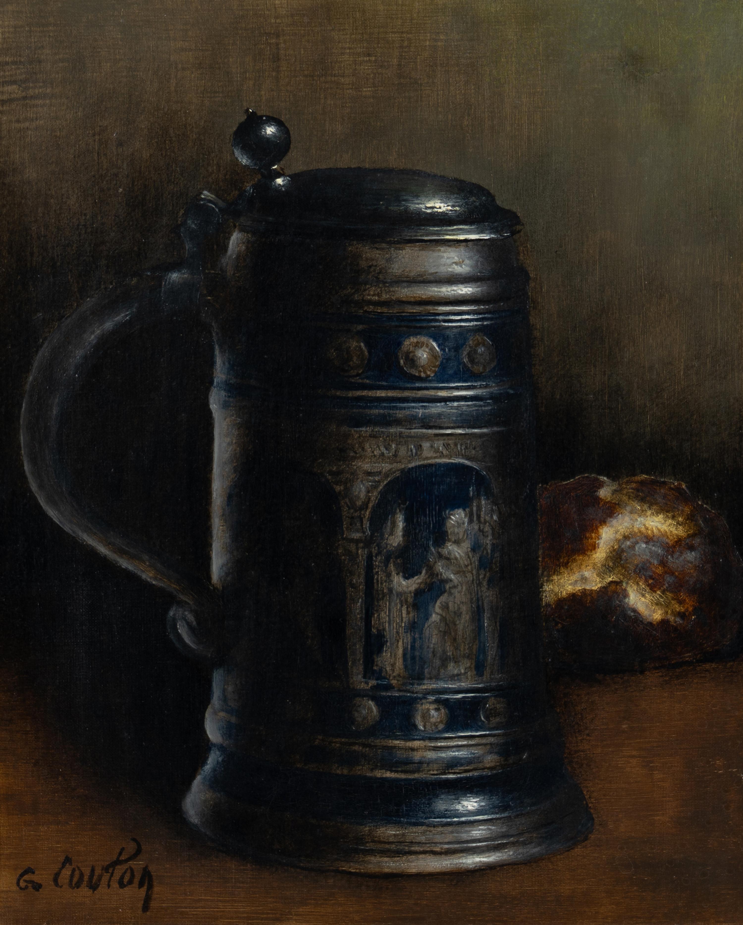 G. Couton 20th Century — Still Life with Tankard