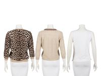 Four Valentino Knit Tops: One Cardigan, One Sweater, One Shell, One Tie Waist Cardigan, 2000s