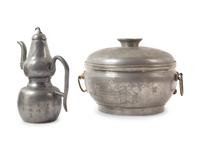 Three Chinese Pewter Wares
