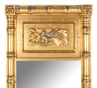 A Federal Style Giltwood Trumeau Mirror