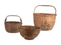Six Woven Baskets
