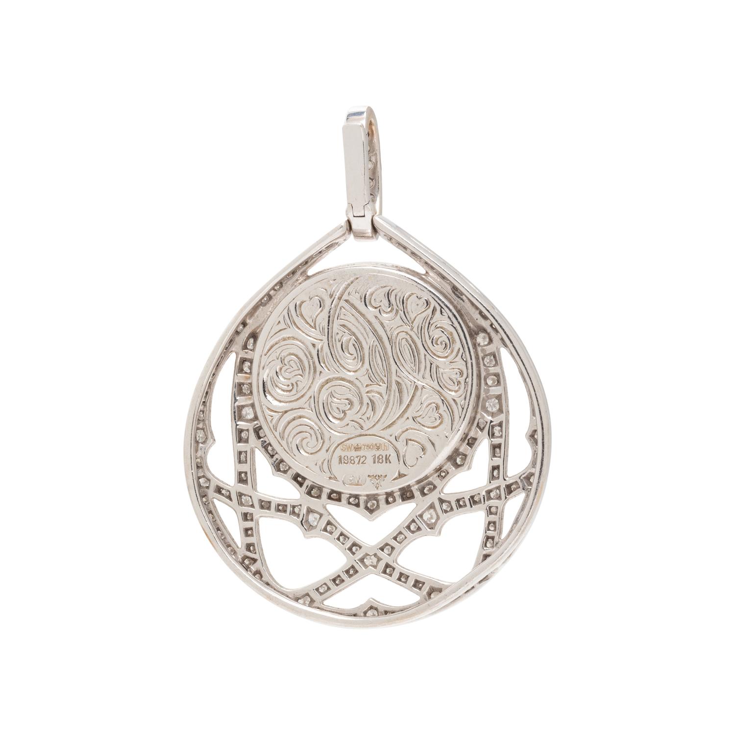 STEPHEN WEBSTER, CRYSTAL HAZE AND DIAMOND PENDANT