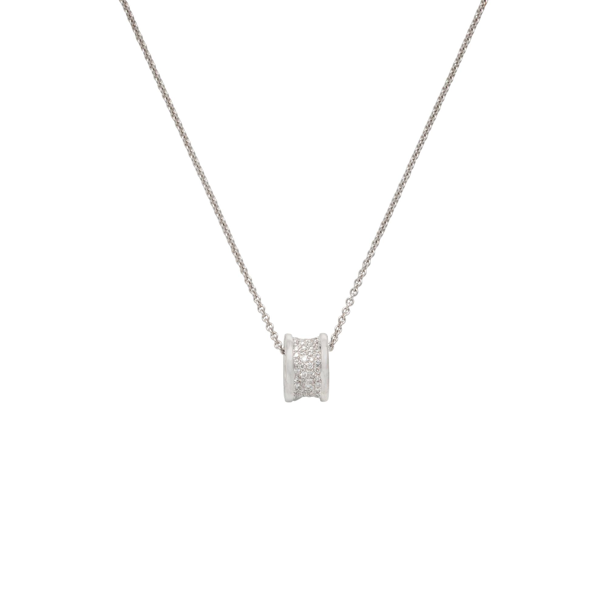 Bulgari, Diamond and White Gold 'B.zero1' Demi-Parure