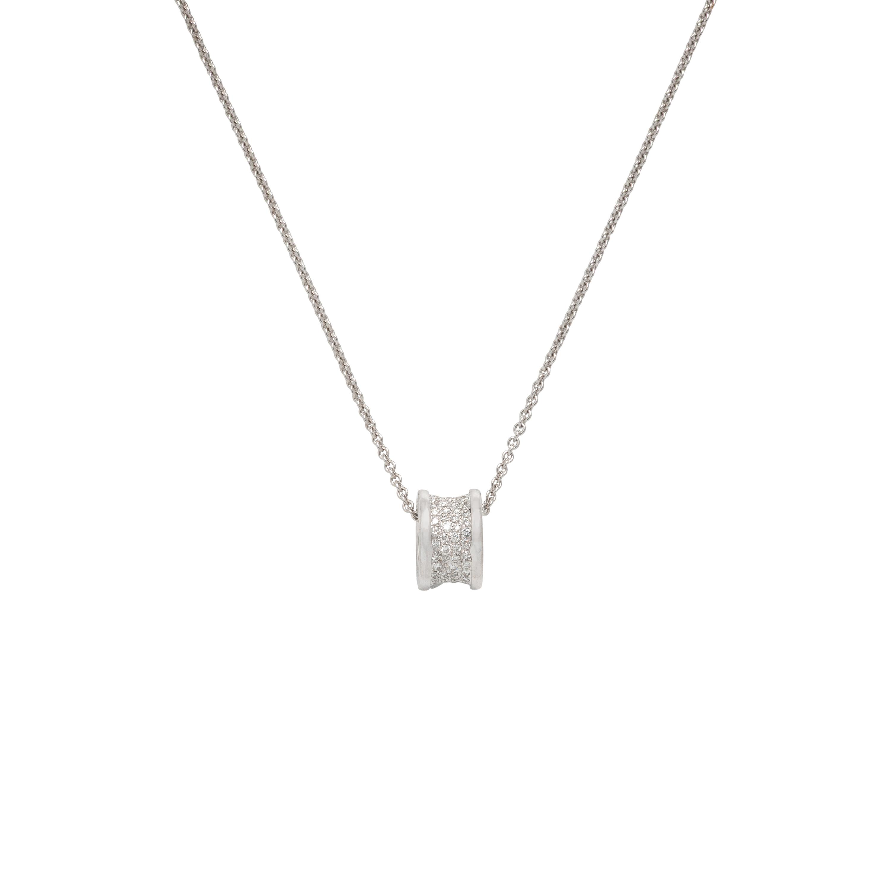 Bulgari, Diamond and White Gold 'B.zero1' Demi-Parure