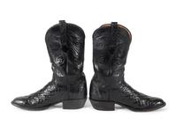 Lucchese Black Alligator Boots