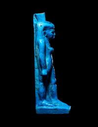 An Egyptian Blue Faience Nehmetawy