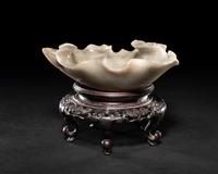 Three Chinese Carved Hardstone Vessels