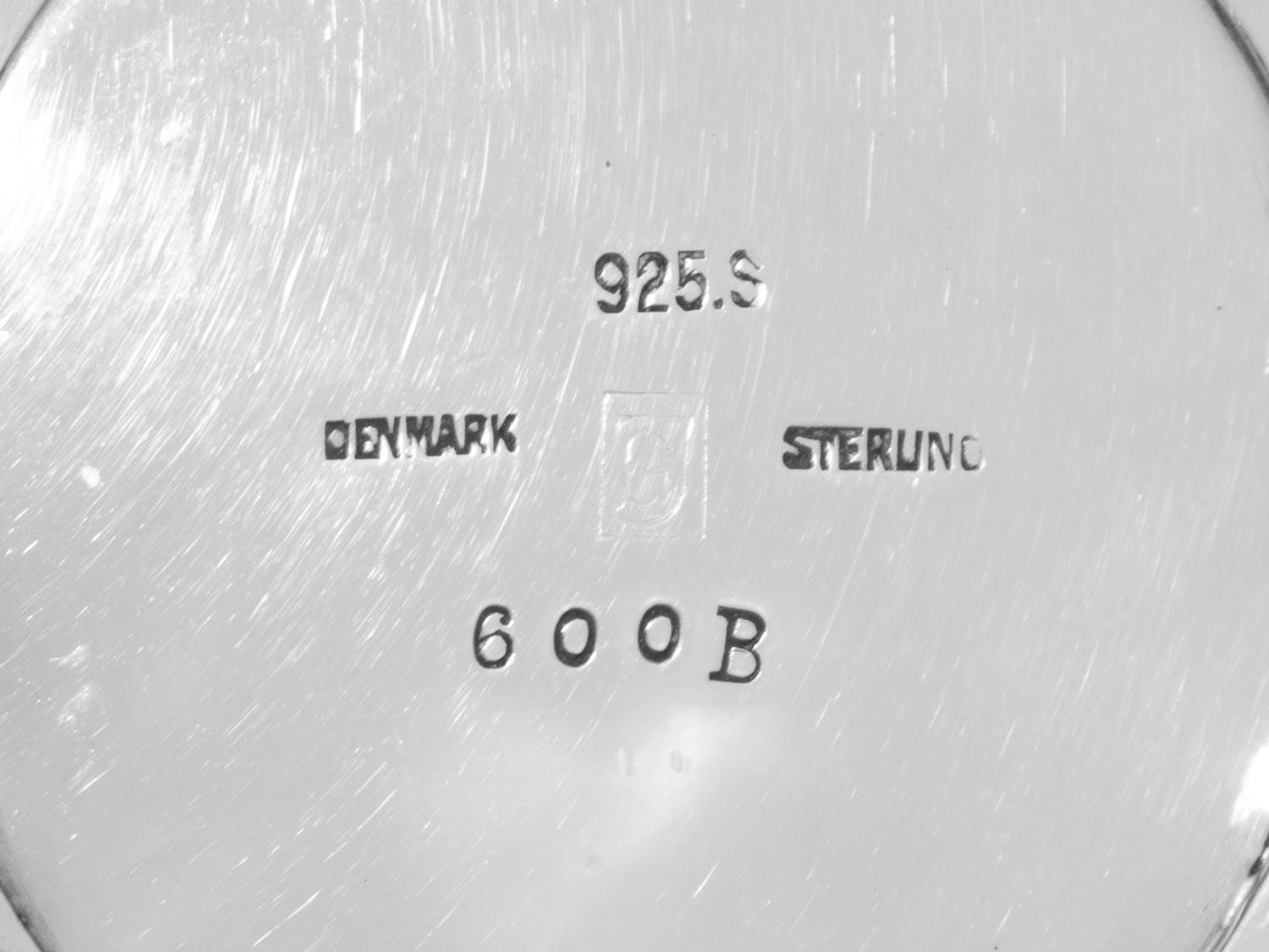 A Group of Three Georg Jensen Silver Table Articles