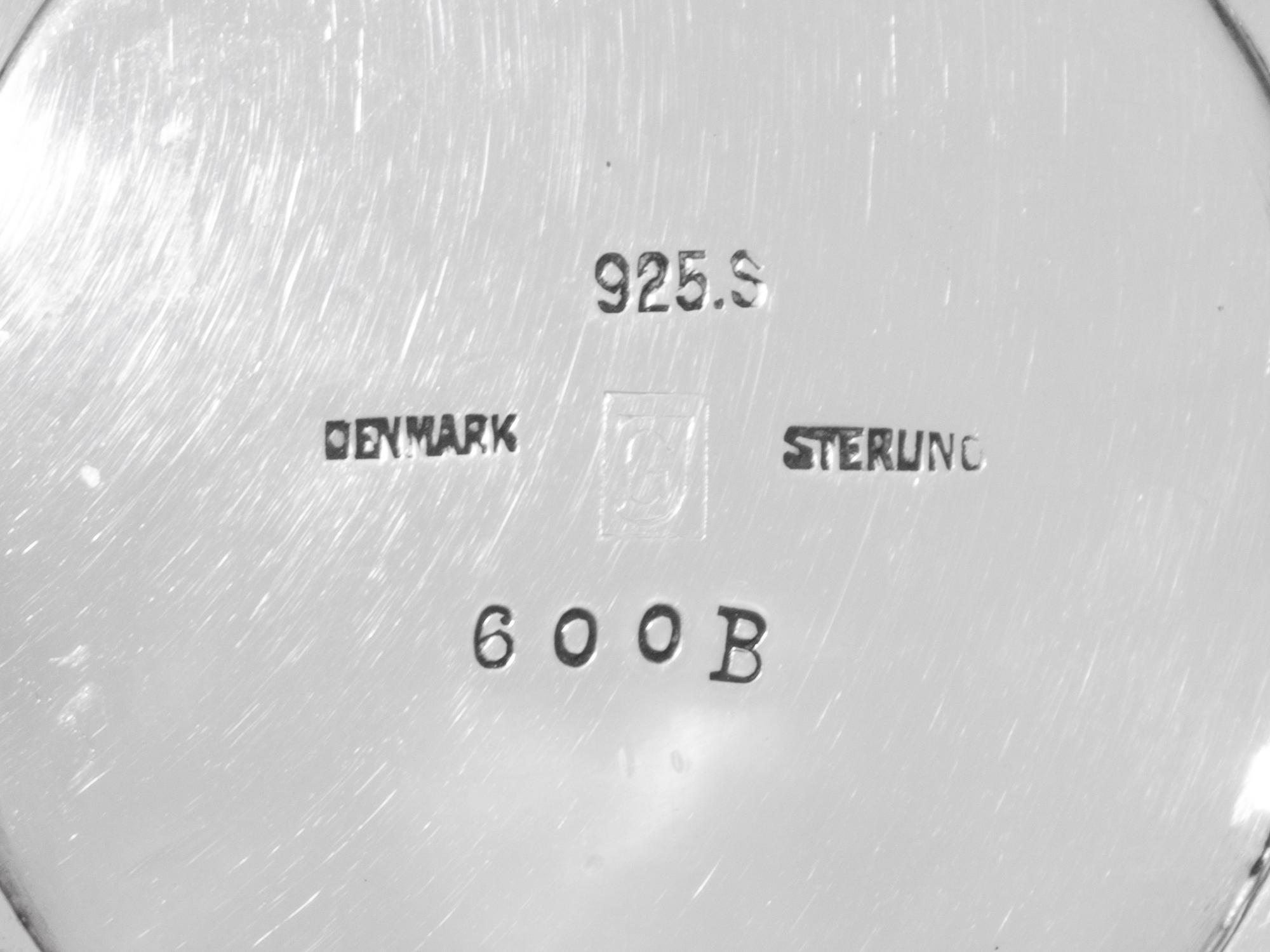 A Group of Three Georg Jensen Silver Table Articles