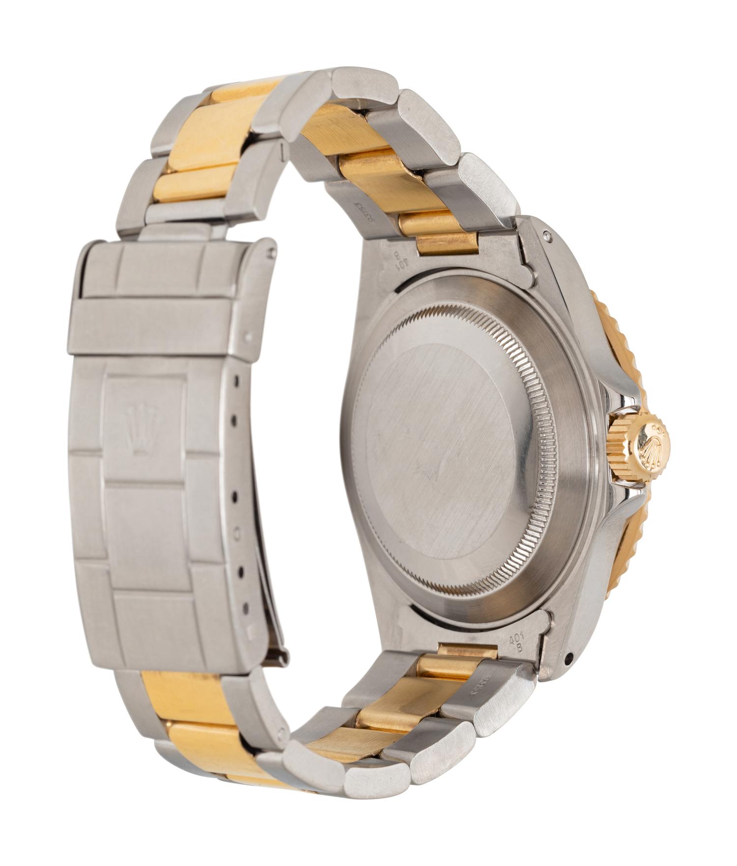 ROLEX, REF. 16613 STAINLESS STEEL AND 18K YELLOW GOLD 'SUBMARINER' WATCH