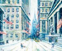 Wall Street, Winter Snow