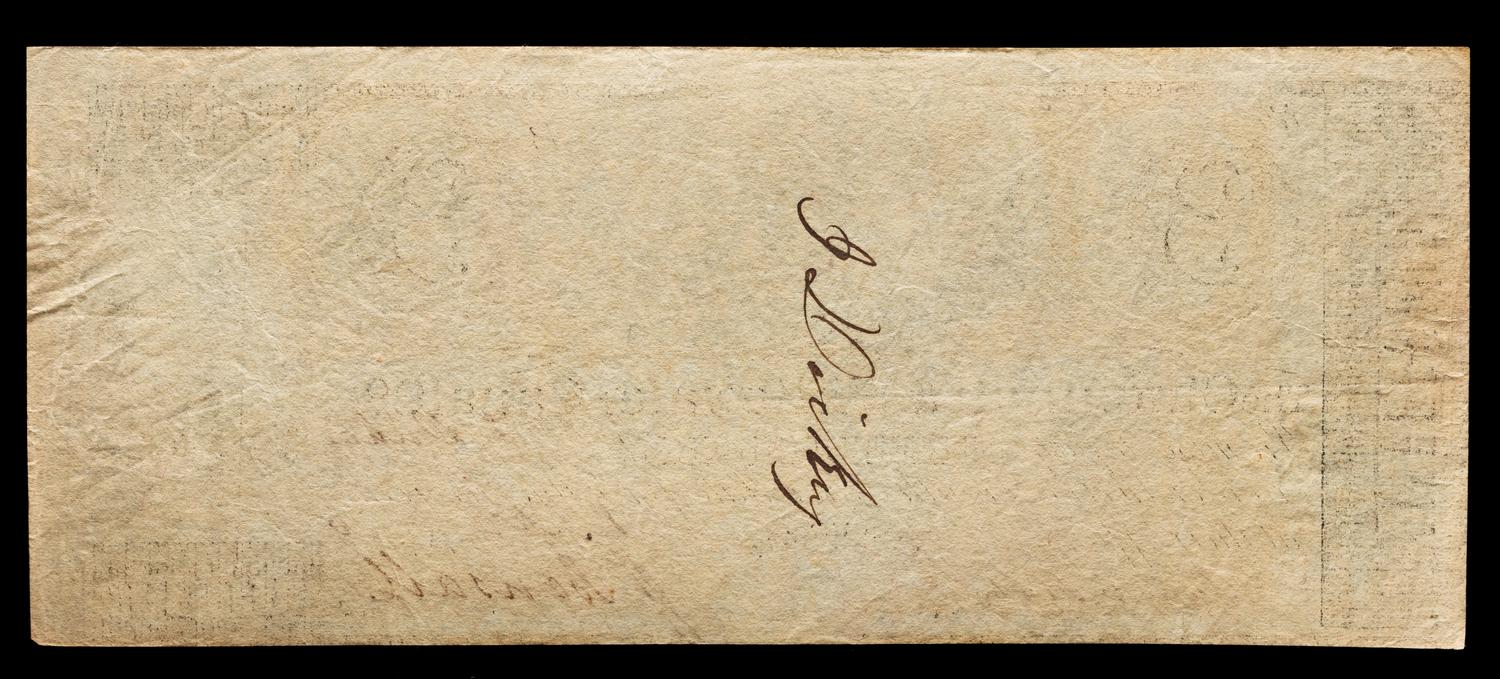 Obsolete $3 Bank Note: The Cincinnati & Whitewater Canal Co. — CINCINNATI, OHIO, 1840