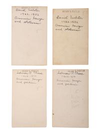 [CIVIL WAR]. 20 CDVs featuring antebellum & war-era politicians and statesmen, including: