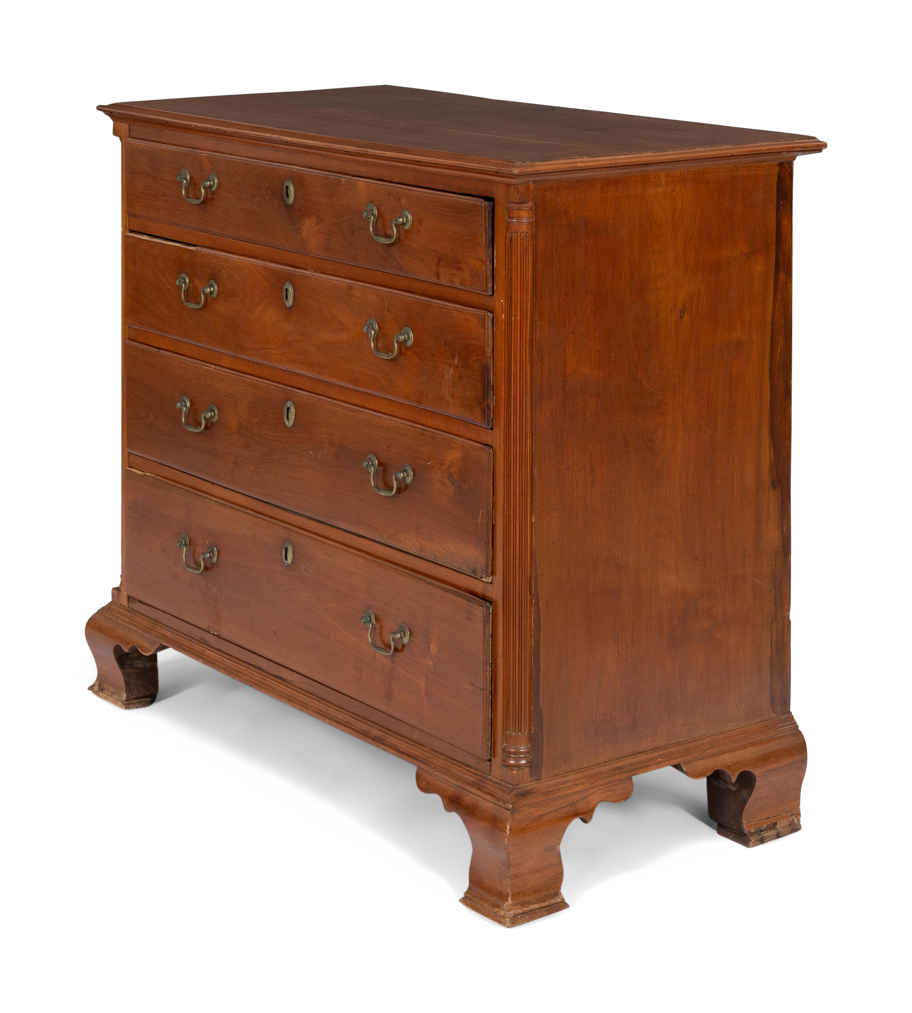 An American Walnut Chest of Drawers