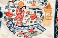 A Chinese Embroidered Silk Lady's Robe