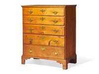 A Chippendale Maple Chest of drawers, New England