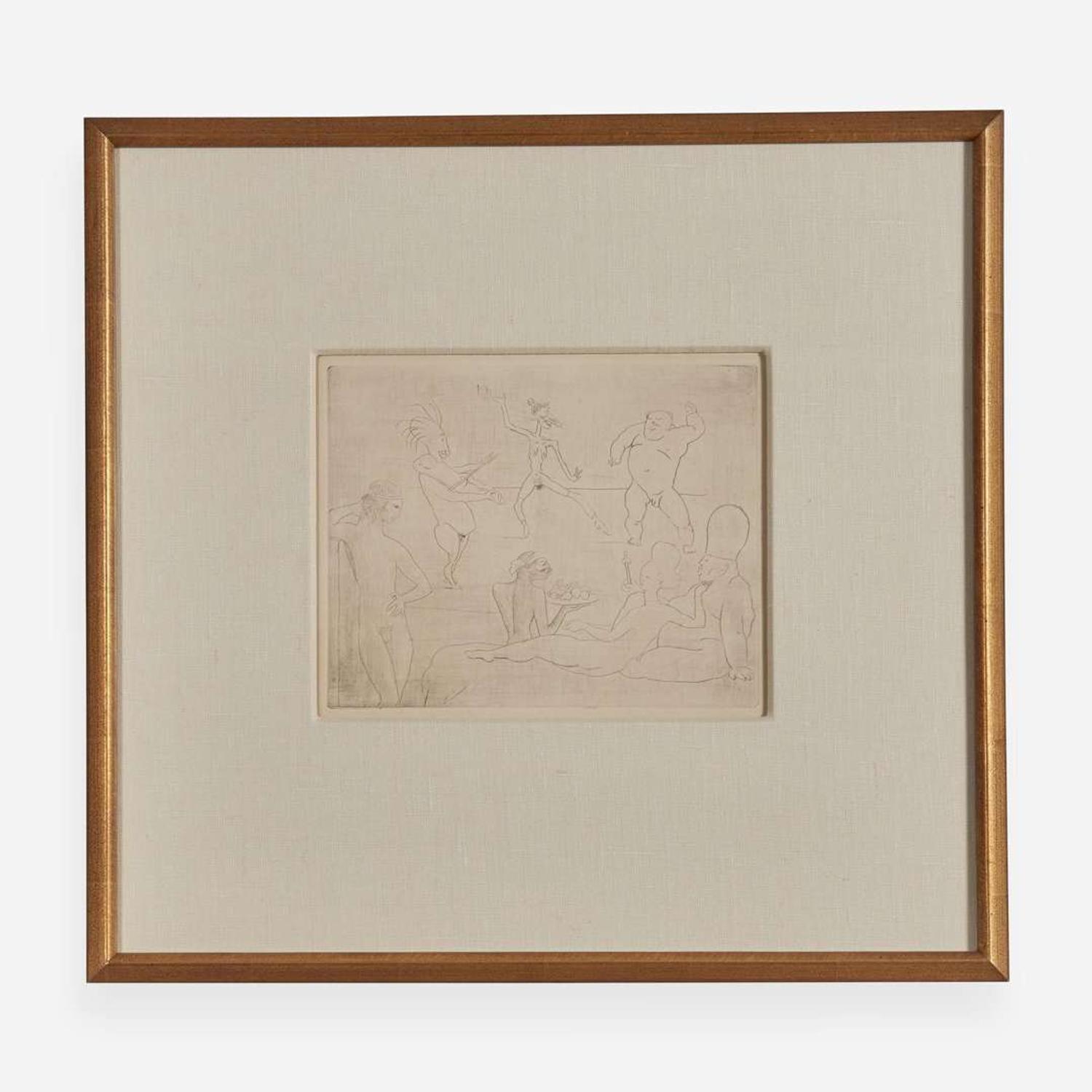 Pablo Picasso (Spanish, 1881-1973) La Danse from La Suite des Saltimbanques